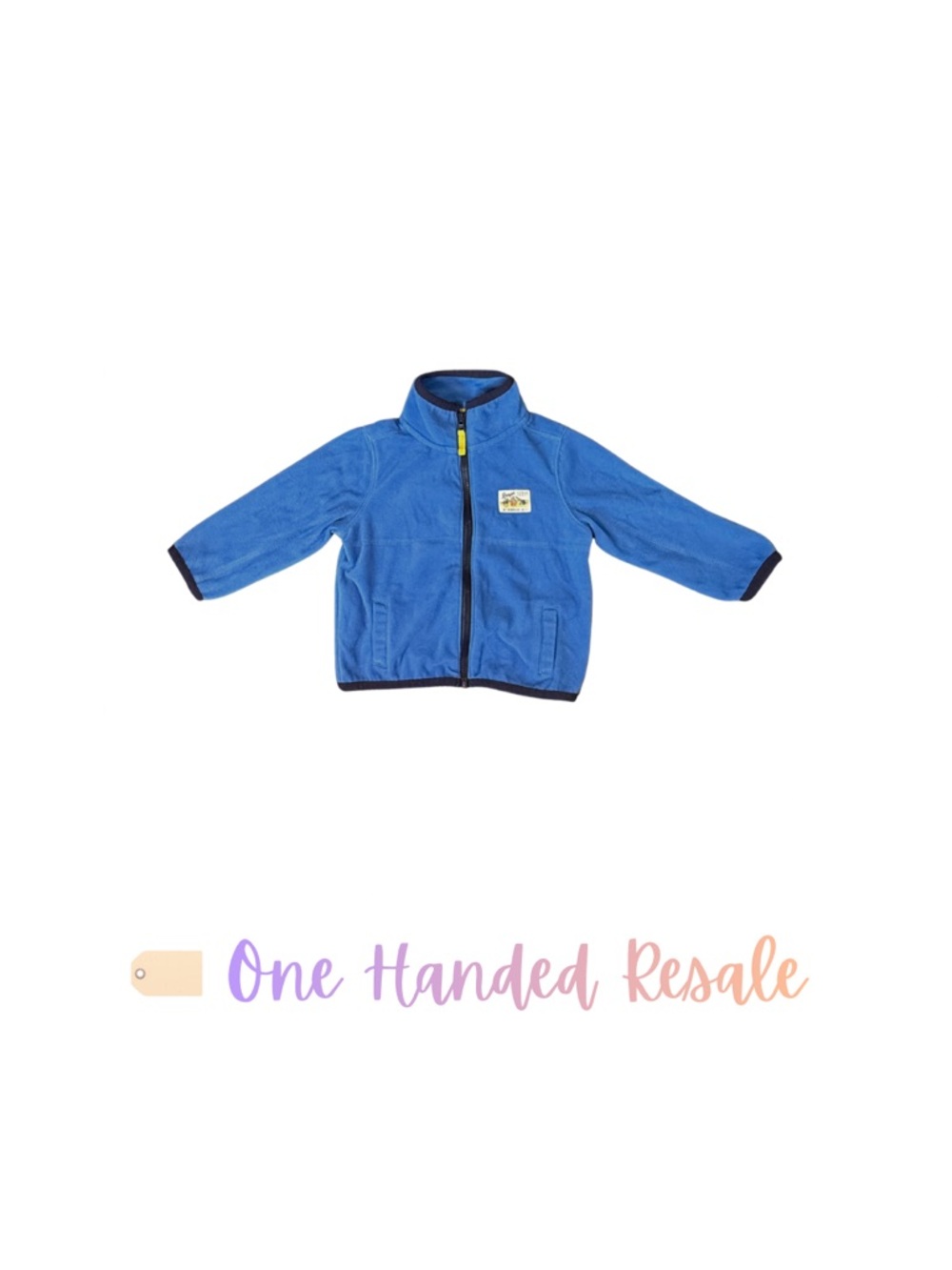 🌲 Carter’s Kids Blue Fleece Jacket “Ranger Scout” Boys Unisex 9M
